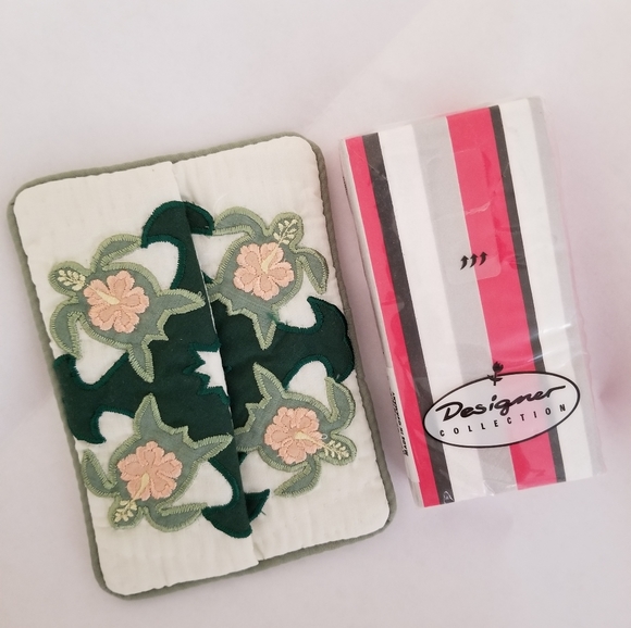 Quilted tissue holder Hawaiian Honu - Picture 2 of 4